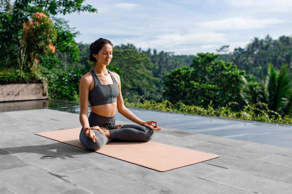 Cours de yoga à Bali