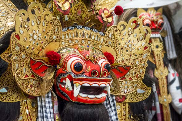 Spectacle de danse Barong à Batubulan