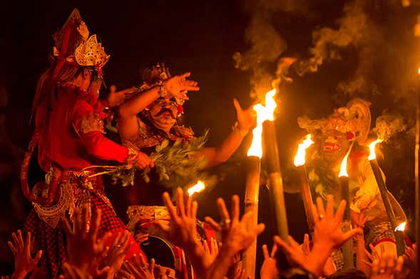 Spectacle de danse kecak à Ubud