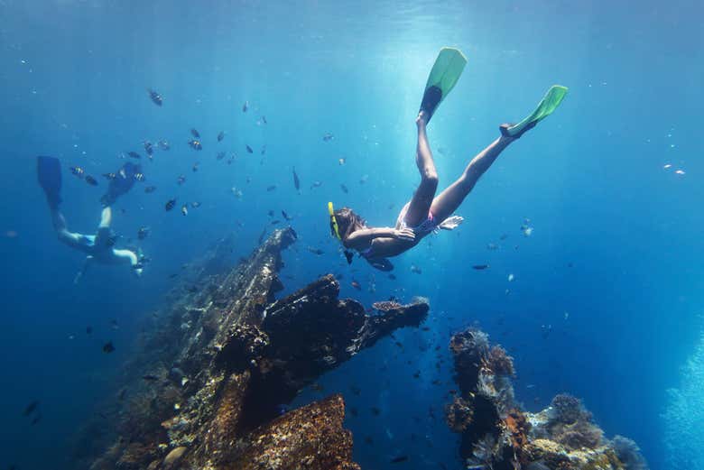 Snorkeling à Tulamben